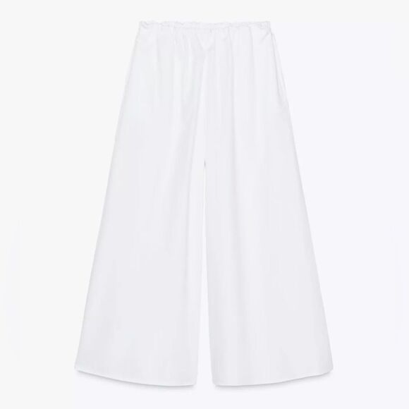 ZARA WHITE CULOTTES - Picture 9 of 11